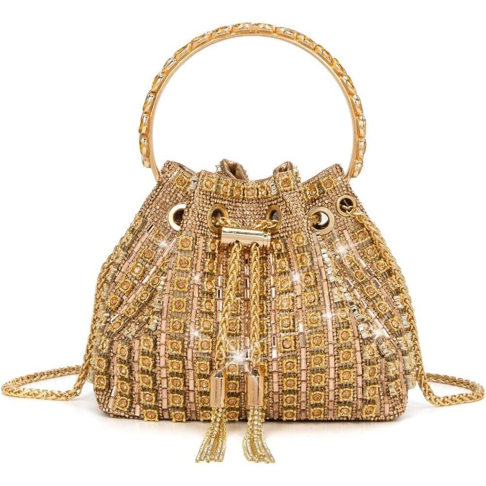 ❤️Sparkly Diamond Bag Clutch Purses for Women Rhinestone Purse Glitter Handbag